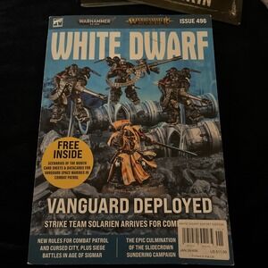 Games Workshop Warhammer White Dwarf Magazine Issue 496 Jan 2024 WD1160